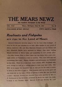 Page 1 of Rowboats and Fishpoles are ripe in the Land of Mears