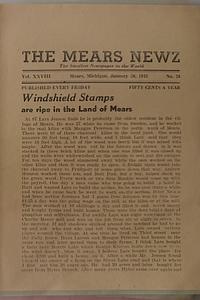 Page 1 of Windshield Stamps are ripe in the Land of Mears