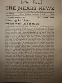 Page 1 of Leaping Crickets are ripe in the Land of Mears