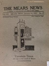 Page 1 of Uncertain Times are ripe in the Land of Mears